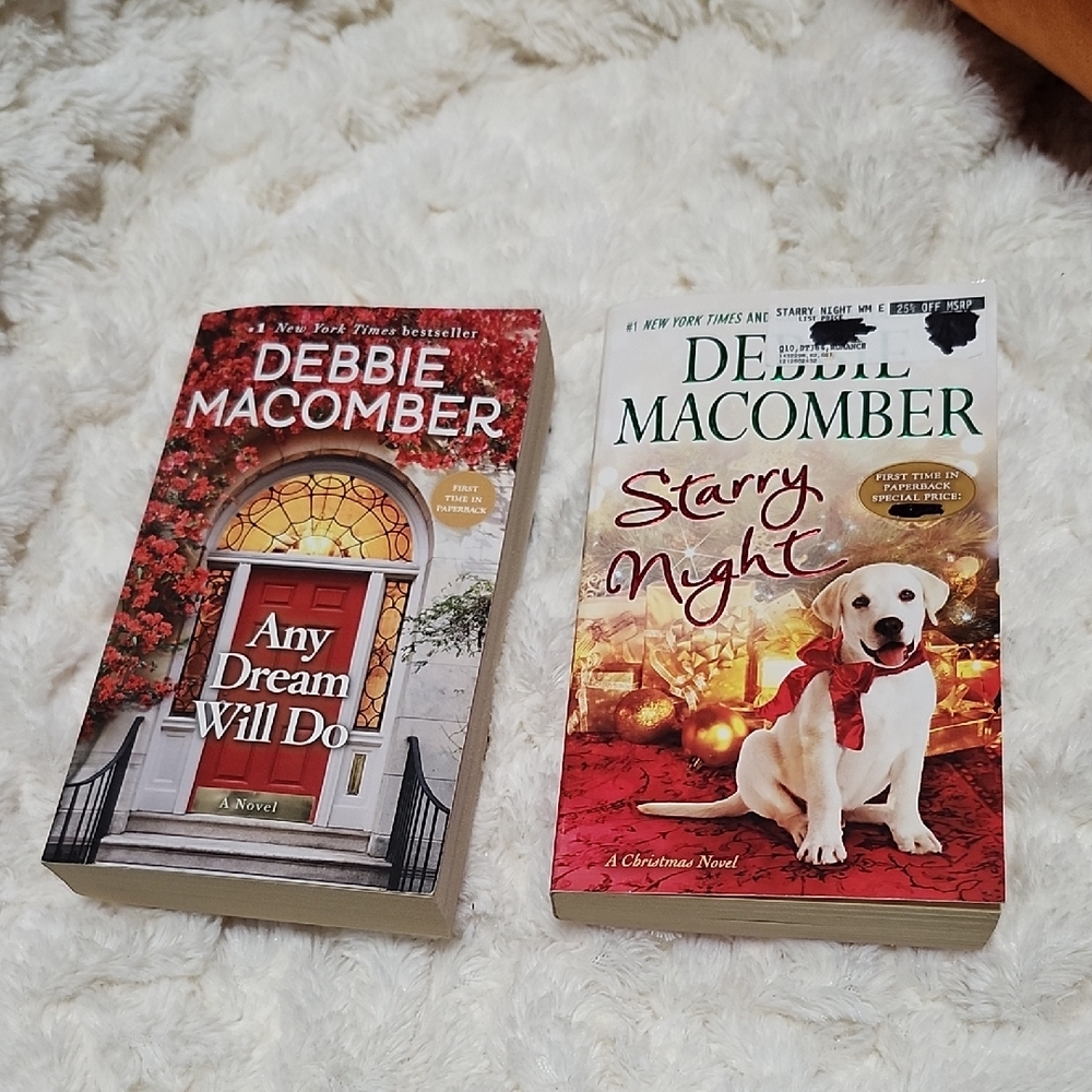 DEBBIE MACOMBER BOOK SET - ANY DREAM WILL DO & STARRY NIGHT